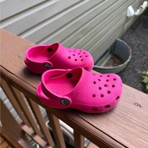 CROCS Kids Vibrant Pink Sandals